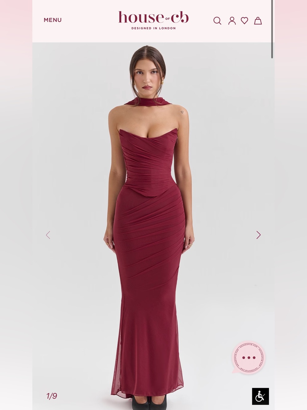 House of CB Hallie Corset with Scarf and Skirt